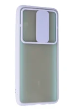 Uray store Xiaomi Redmi Note 8 Pro Kılıf Palm Buzlu Kamera Sürgülü Silikon - Lila - Görsel 3