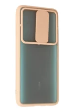 Uray store Xiaomi Redmi Note 8 Pro Kılıf Palm Buzlu Kamera Sürgülü Silikon - Pembe - Görsel 3