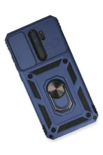 Uray store Xiaomi Redmi Note 8 Pro Kılıf Pars Lens Yüzüklü Silikon - Lacivert - Görsel 3