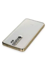 Uray store Xiaomi Redmi Note 8 Pro Kılıf Razer Lensli Silikon - Gold - Görsel 3