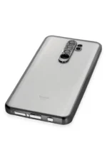Uray store Xiaomi Redmi Note 8 Pro Kılıf Razer Lensli Silikon - Siyah - Görsel 4