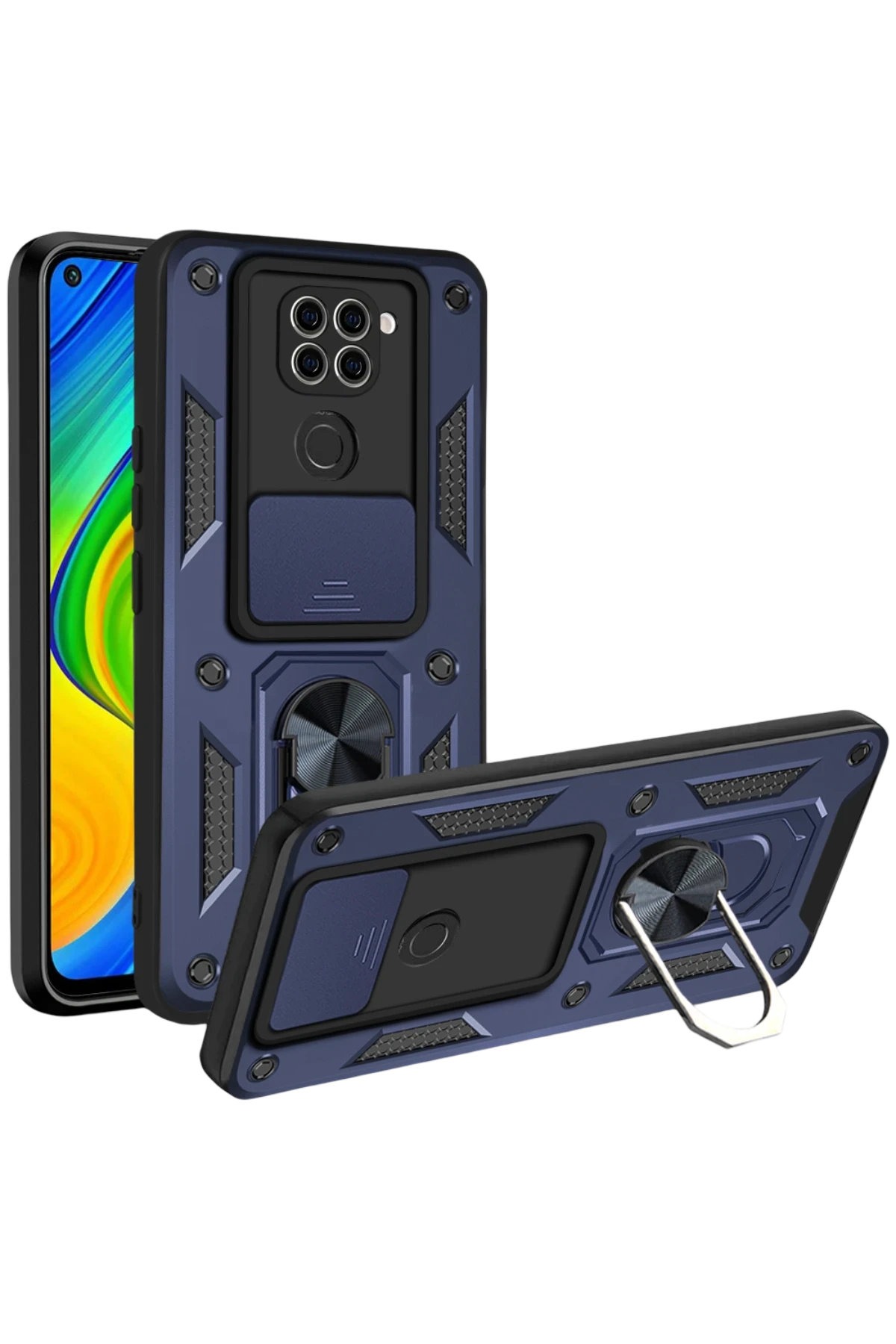 newface-xiaomi-redmi-note-9-4g-kilif-pars-lens-yuzuklu-silikon-lacivert-default Uray store Xiaomi Redmi Note 9 4G Kılıf Pars Lens Yüzüklü Silikon - Lacivert - Görsel 1
