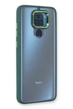 Uray store Xiaomi Redmi Note 9 Kılıf Dora Kapak - Haki Yeşil