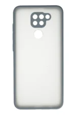 Uray store Xiaomi Redmi Note 9 Kılıf Montreal Silikon Kapak - Gri