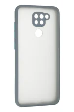 Uray store Xiaomi Redmi Note 9 Kılıf Montreal Silikon Kapak - Gri - Görsel 3