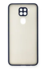 Uray store Xiaomi Redmi Note 9 Kılıf Montreal Silikon Kapak - Lacivert - Görsel 2