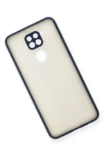 Uray store Xiaomi Redmi Note 9 Kılıf Montreal Silikon Kapak - Lacivert - Görsel 3