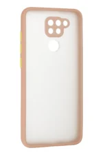 Uray store Xiaomi Redmi Note 9 Kılıf Montreal Silikon Kapak - Pembe - Görsel 3