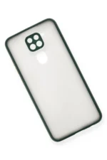 Uray store Xiaomi Redmi Note 9 Kılıf Montreal Silikon Kapak - Yeşil - Görsel 3