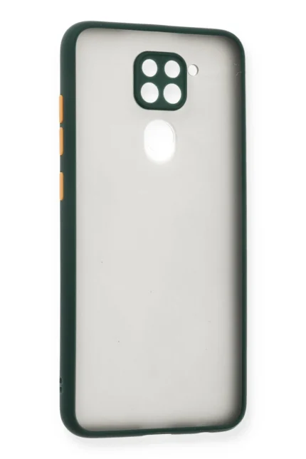 Uray store Xiaomi Redmi Note 9 Kılıf Montreal Silikon Kapak - Yeşil