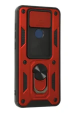 Uray store Xiaomi Redmi Note 9 Kılıf Pars Lens Yüzüklü Silikon - Kırmızı - Görsel 3