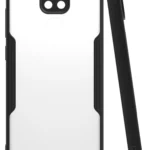 Uray store Xiaomi Redmi Note 9 Kılıf Platin Silikon - Siyah