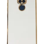 Uray store Xiaomi Redmi Note 9 Kılıf Volet Silikon - Beyaz