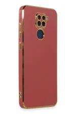 Uray store Xiaomi Redmi Note 9 Kılıf Volet Silikon - Kırmızı - Görsel 2