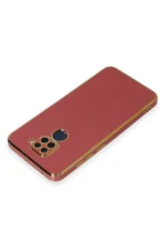 Uray store Xiaomi Redmi Note 9 Kılıf Volet Silikon - Kırmızı - Görsel 3
