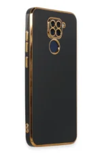 Uray store Xiaomi Redmi Note 9 Kılıf Volet Silikon - Siyah - Görsel 2