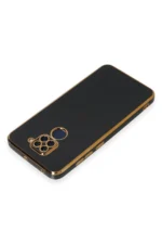 Uray store Xiaomi Redmi Note 9 Kılıf Volet Silikon - Siyah - Görsel 3