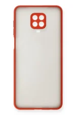 Uray store Xiaomi Redmi Note 9 Pro Kılıf Montreal Silikon Kapak - Kırmızı - Görsel 2