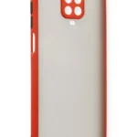 Uray store Xiaomi Redmi Note 9 Pro Kılıf Montreal Silikon Kapak - Kırmızı