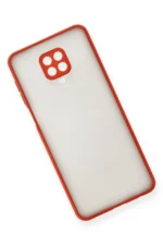 Uray store Xiaomi Redmi Note 9 Pro Kılıf Montreal Silikon Kapak - Kırmızı - Görsel 3