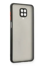 Uray store Xiaomi Redmi Note 9 Pro Kılıf Montreal Silikon Kapak - Siyah