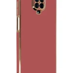 Uray store Xiaomi Redmi Note 9 Pro Kılıf Volet Silikon - Kırmızı