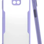 Uray store Xiaomi Redmi Note 9S Kılıf Platin Silikon - Lila