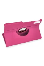 Uray store Xiaomi Redmi Pad Kılıf 360 Tablet Deri Kılıf - Pembe - Görsel 4