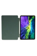 Uray store Xiaomi Redmi Pad Kılıf Kalemlikli Mars Tablet Kılıfı - Koyu Yeşil - Görsel 2