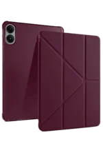 Uray store Xiaomi Redmi Pad Pro 12.1 Kılıf Kalemlikli Mars Tablet Kılıfı - Mürdüm