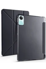 Uray store Xiaomi Redmi Pad SE 4G Kılıf Kalemlikli Mars Tablet Kılıfı - Siyah
