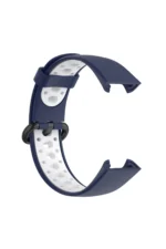 Uray store Xiaomi Redmi Watch 2 Spor Delikli Kordon - Lacivert-Beyaz - Görsel 4