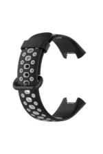 Uray store Xiaomi Redmi Watch 2 Spor Delikli Kordon - Siyah-Gri - Görsel 3