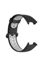 Uray store Xiaomi Redmi Watch 2 Spor Delikli Kordon - Siyah-Gri - Görsel 4