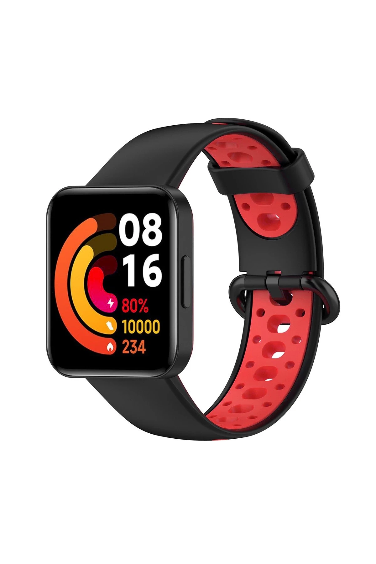 newface-xiaomi-redmi-watch-2-spor-delikli-kordon-siyah-kirmizi-default Uray store Xiaomi Redmi Watch 2 Spor Delikli Kordon - Siyah-Kırmızı - Görsel 1