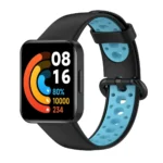 Uray store Xiaomi Redmi Watch 2 Spor Delikli Kordon - Siyah-Mavi