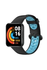 Uray store Xiaomi Redmi Watch 2 Spor Delikli Kordon - Siyah-Mavi