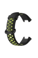 Uray store Xiaomi Redmi Watch 2 Spor Delikli Kordon - Siyah-Yeşil - Görsel 3