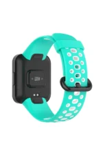 Uray store Xiaomi Redmi Watch 2 Spor Delikli Kordon - Turkuaz-Beyaz - Görsel 2