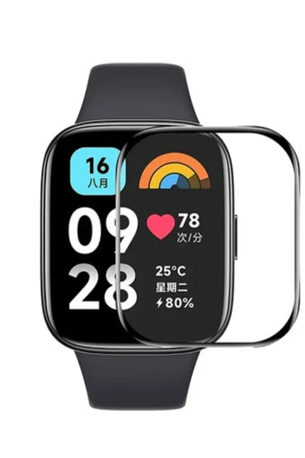 Uray store Xiaomi Redmi Watch 3 Active Polymer Nano Ekran Koruyucu - Şeffaf