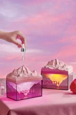Uray store Z4 Kuzey Okyanus Temalı Gece Lambası Özellikli BT Kablosuz Hoparlör - Pembe - Görsel 4