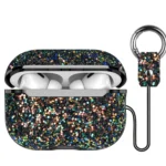 Onegif Apple Airpods 2 (2.nesil) Bright Simli Airpods Kapak - Siyah