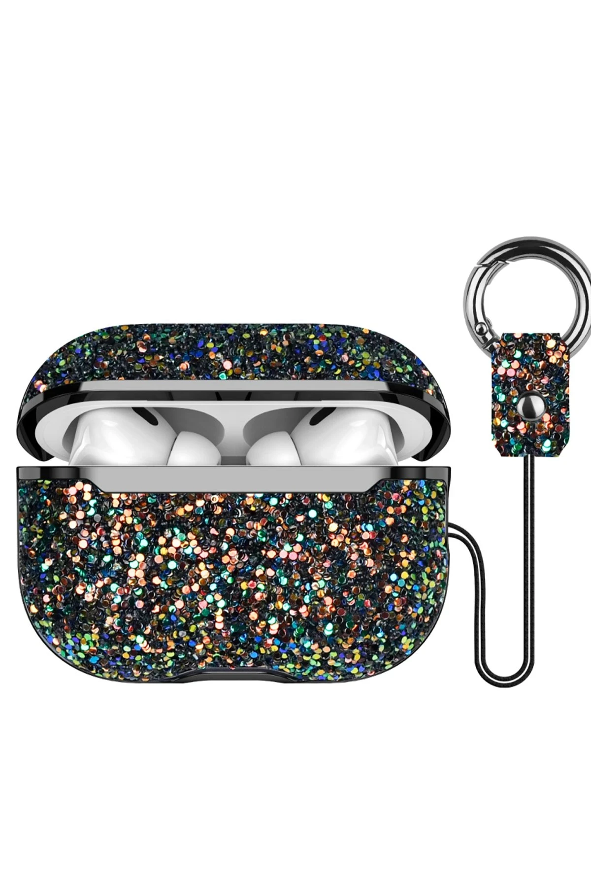 onegif-airpods-3-3nesil-bright-simli-airpods-kapak-siyah-default Onegif Apple Airpods 3 (3.nesil) Bright Simli Airpods Kapak - Siyah - Görsel 1