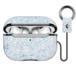 Onegif Apple Airpods Pro 2 (2.nesil) Bright Simli Airpods Kapak - Gümüş