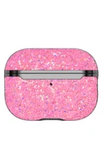 Onegif Apple Airpods Pro 2 (2.nesil) Bright Simli Airpods Kapak - Pembe - Görsel 2