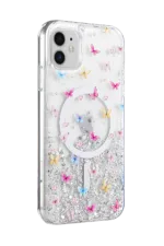 Onegif Apple iPhone 11 Misk Simli Magsafe Kapak - Desen 4 - Görsel 3