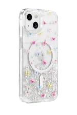 Onegif Apple iPhone 15 Misk Simli Magsafe Kapak - Desen 4 - Görsel 3