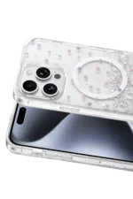 Onegif Apple iPhone 15 Pro Max Misk Simli Magsafe Kapak - Desen 1 - Görsel 2