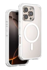 Onegif Apple iPhone 16 Pro Hulk Magsafe Kapak - Beyaz