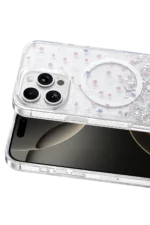 Onegif Apple iPhone 16 Pro Max Misk Simli Magsafe Kapak - Desen 1 - Görsel 2